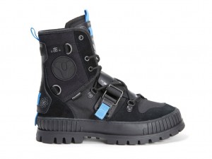 Black Kids' Palladium Pallashock X Destiny Boots | HVFGME-462