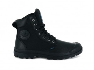 Black Men Palladium Pampa Sport Cuff Wpn Boots | SACGKF-125