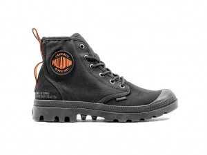 Black Women Palladium Pampa Hi Supply Rs Boots | QXJOIM-862