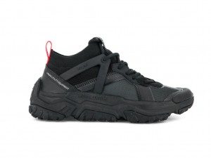 Black / Black Men Palladium Off-grid Lo Adventure Sneakers | LIPZHE-128