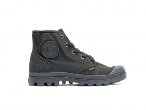 Black / Black Women Palladium Pampa Hi Boots | ZJKQTC-249