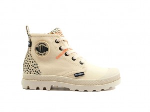 Brown Kids' Palladium Pampa Safari Boots | RLZTVS-638