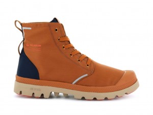 Brown / Indigo Kids' Palladium Pampa Lite+ Recycle Wp+ Boots | AVYTGB-721