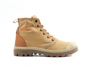 Caramel/Cinammon Kids' Palladium Pampa Lite+ Recycle Wp+ Boots | HYCESK-960