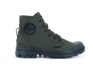 Olive Kids' Palladium Pampa Hi Htg Supply Boots | OUDKSN-129