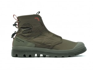 Olive Kids' Palladium Pampa Travel Lite Rs Boots | OYTBWI-208