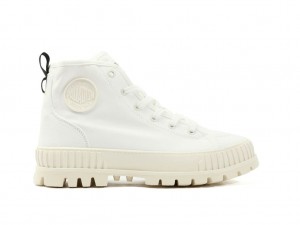 White Men Palladium Pallashock Organic 2 Sneakers | OULQEW-902