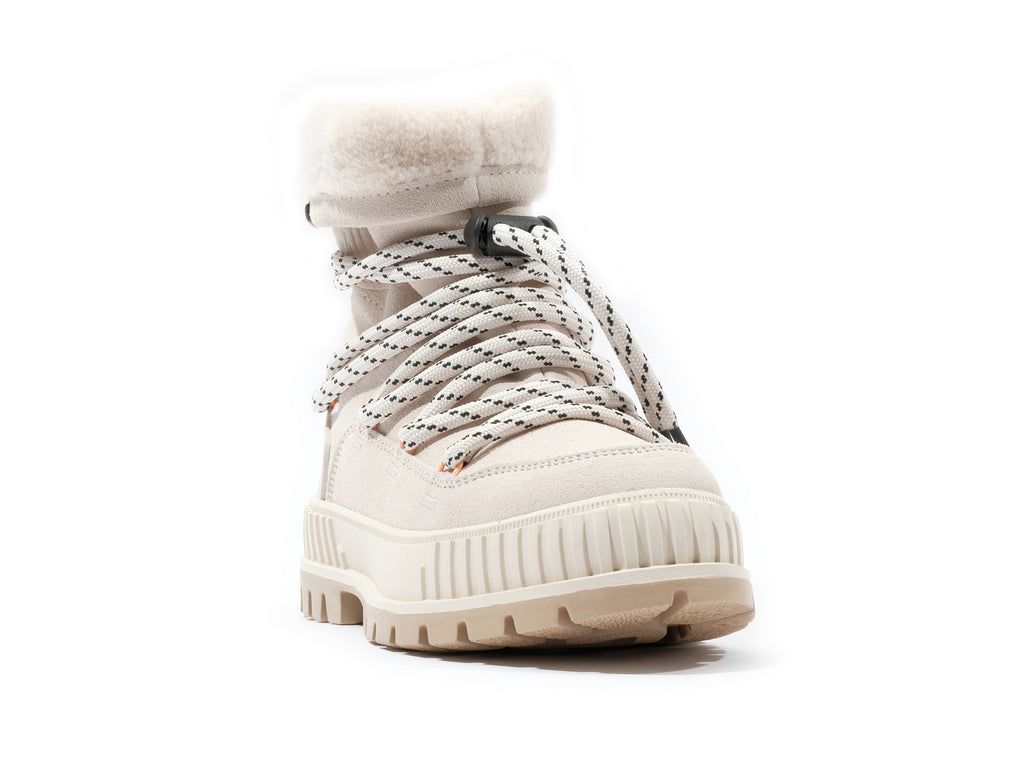 Almond Milk Women Palladium Pallashock Hiver Boots | KLIUQO-782