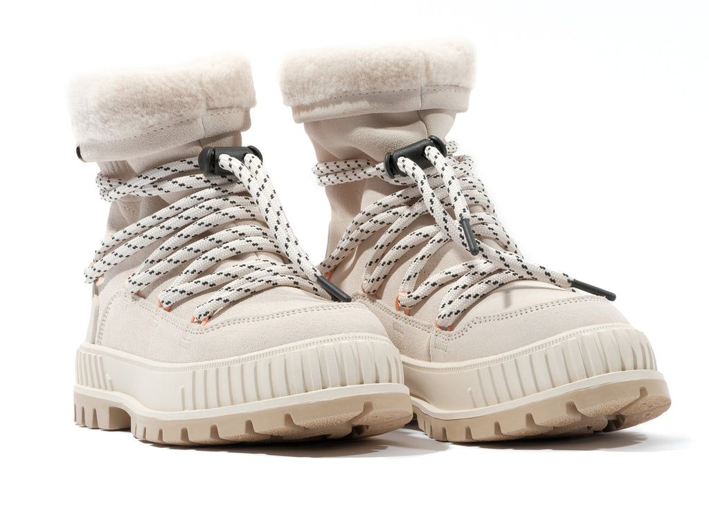 Almond Milk Women Palladium Pallashock Hiver Boots | KLIUQO-782