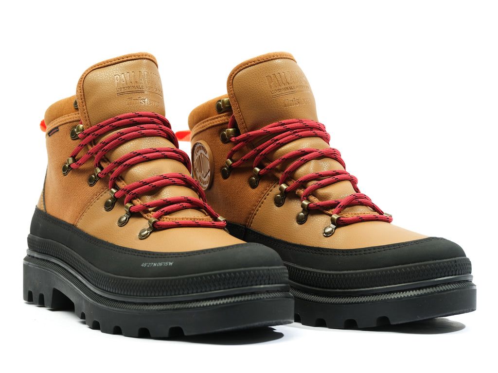 Apple Cinammon Kids' Palladium Pallatrooper Hiker Wp+ Boots | XFBYDL-341