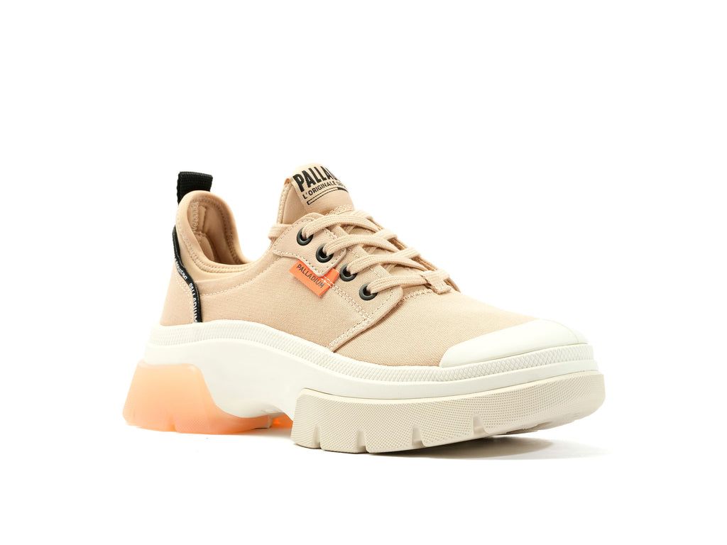 Beige Women Palladium Pallawave Lo Metro Sneakers | ZPULBR-154