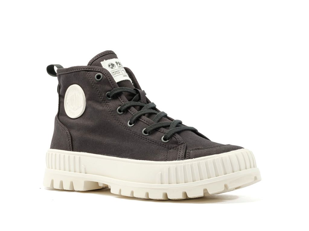 Black Kids' Palladium Pallashock Organic 2 Boots | TFYPVI-168