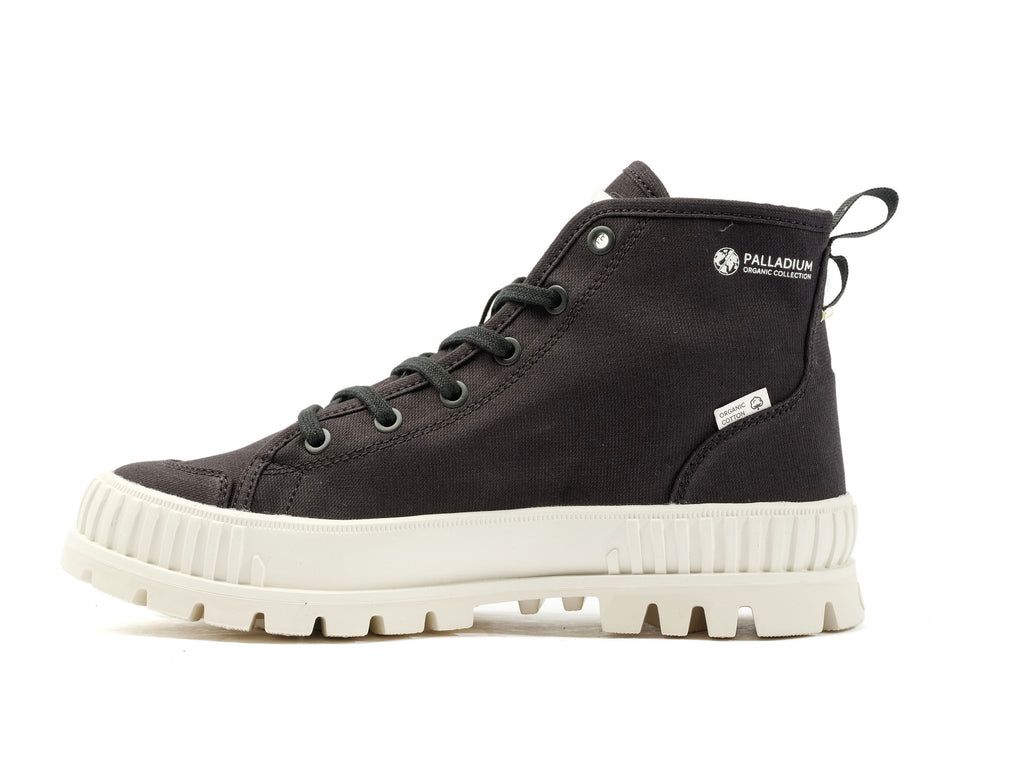 Black Kids' Palladium Pallashock Organic 2 Boots | TFYPVI-168