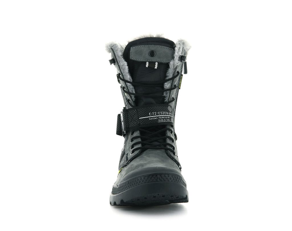 Black Kids' Palladium Pampa Europa Tactical X Destiny Boots | JPVGUO-041