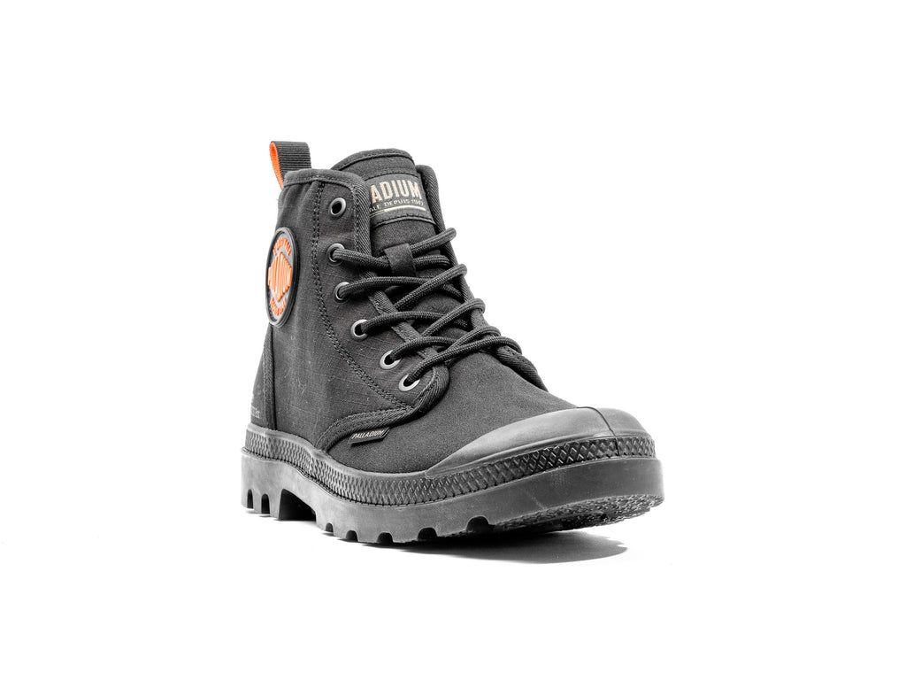 Black Kids' Palladium Pampa Hi Supply Rs Boots | IMVTHF-819