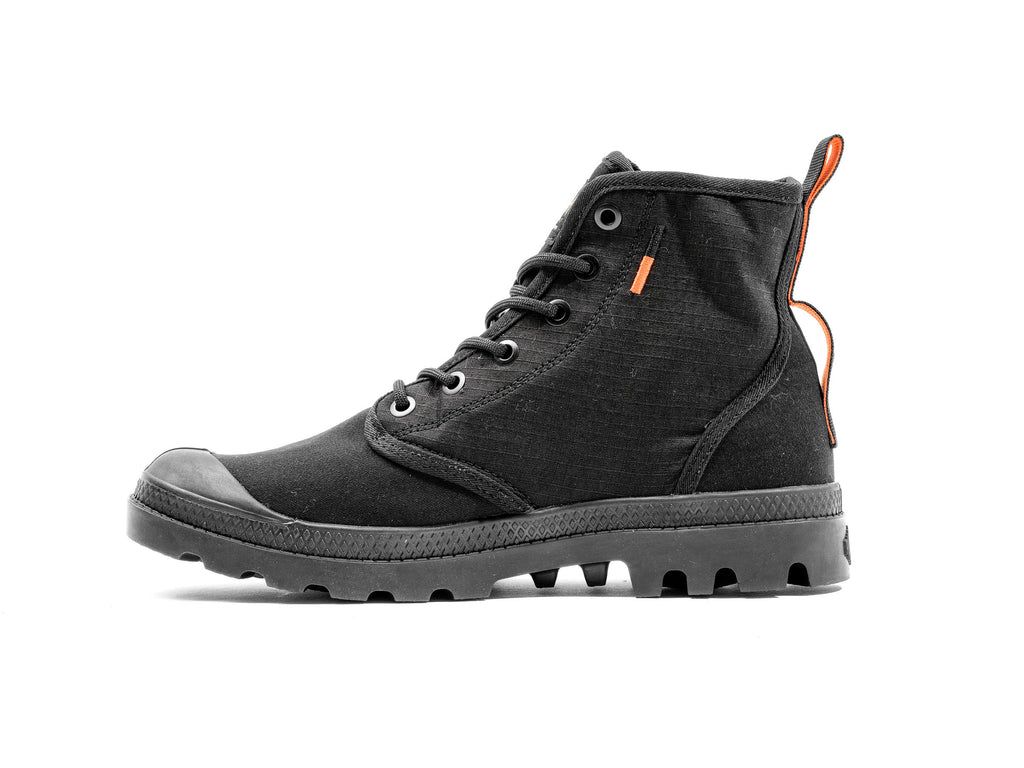 Black Kids' Palladium Pampa Hi Supply Rs Boots | IMVTHF-819