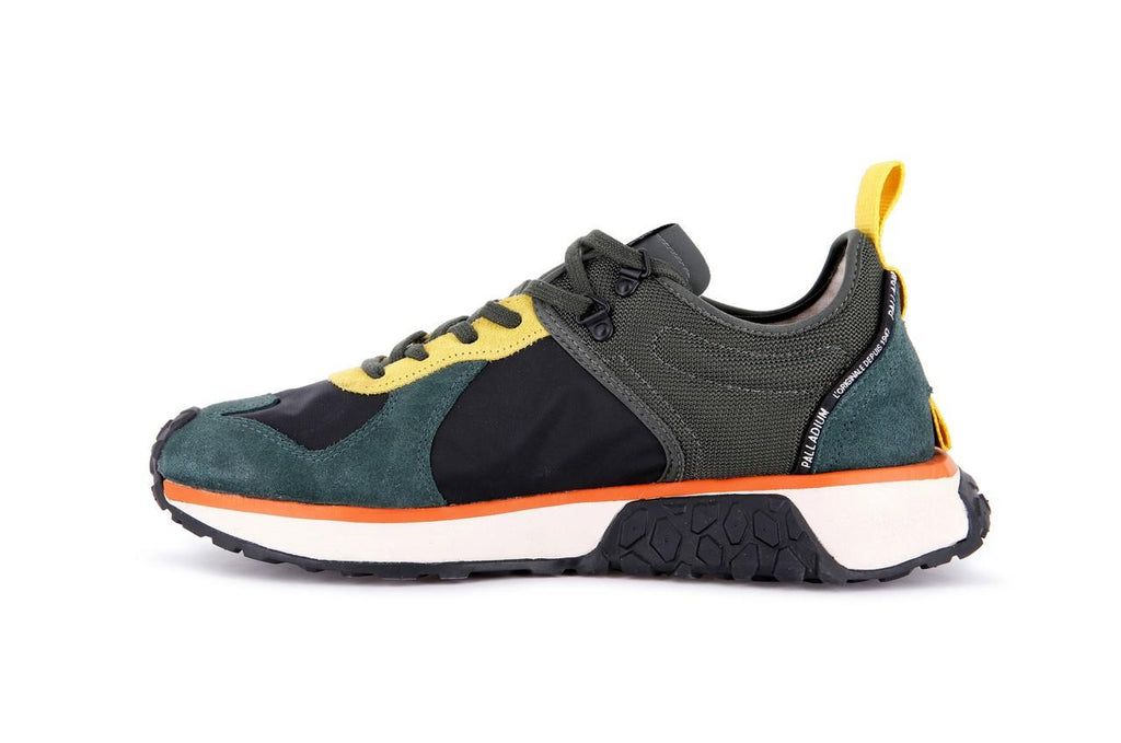 Black Kids' Palladium Troop Runner Sneakers | QYKBMS-265