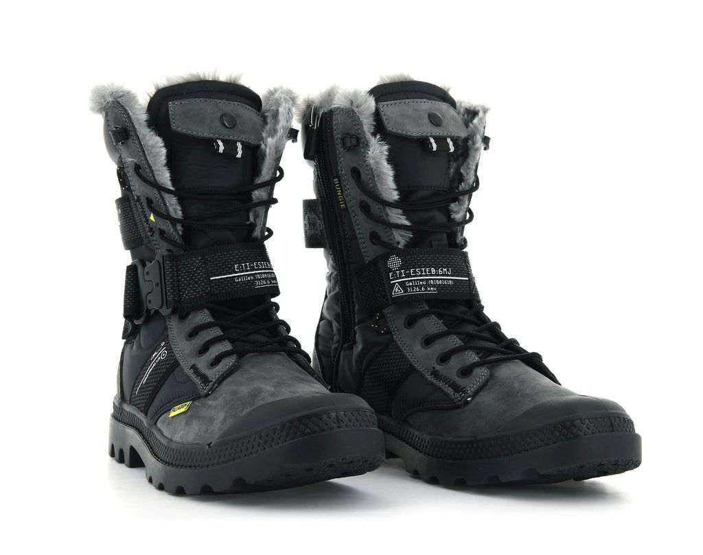 Black Men Palladium Pampa Europa Tactical X Destiny Boots | ZXDFMO-405