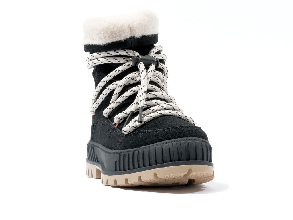 Black Women Palladium Pallashock Hiver Boots | MUVECN-674