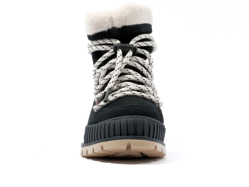 Black Women Palladium Pallashock Hiver Boots | MUVECN-674