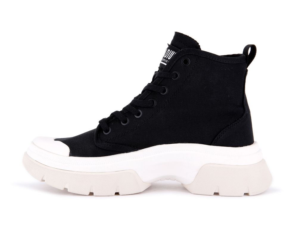 Black Women Palladium Pallawave Boots | TKZPVQ-194