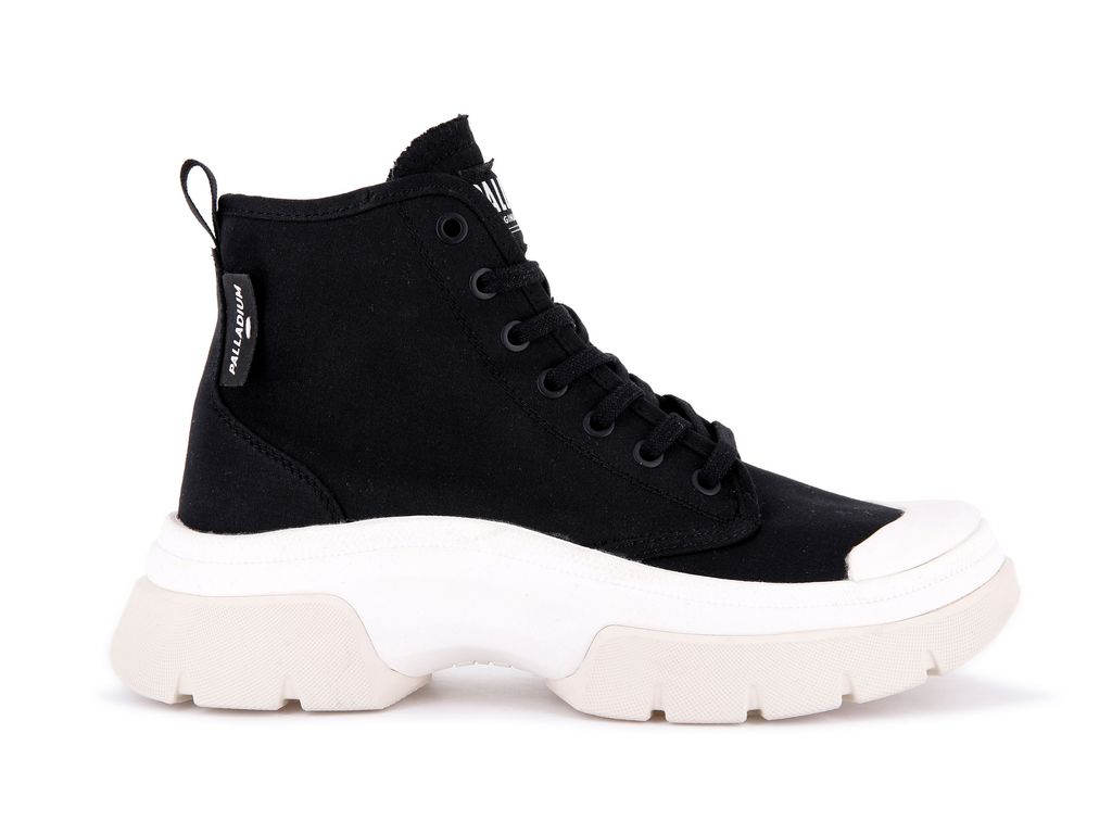 Black Women Palladium Pallawave Boots | TKZPVQ-194