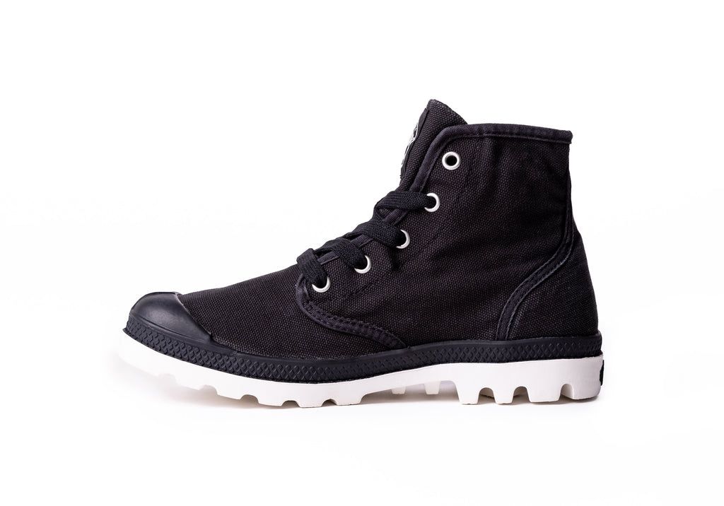 Black Women Palladium Pampa Hi Boots | IBZEKQ-265