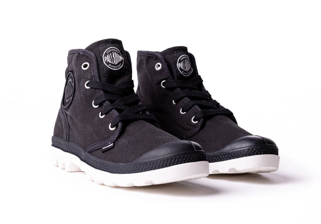 Black Women Palladium Pampa Hi Boots | IBZEKQ-265