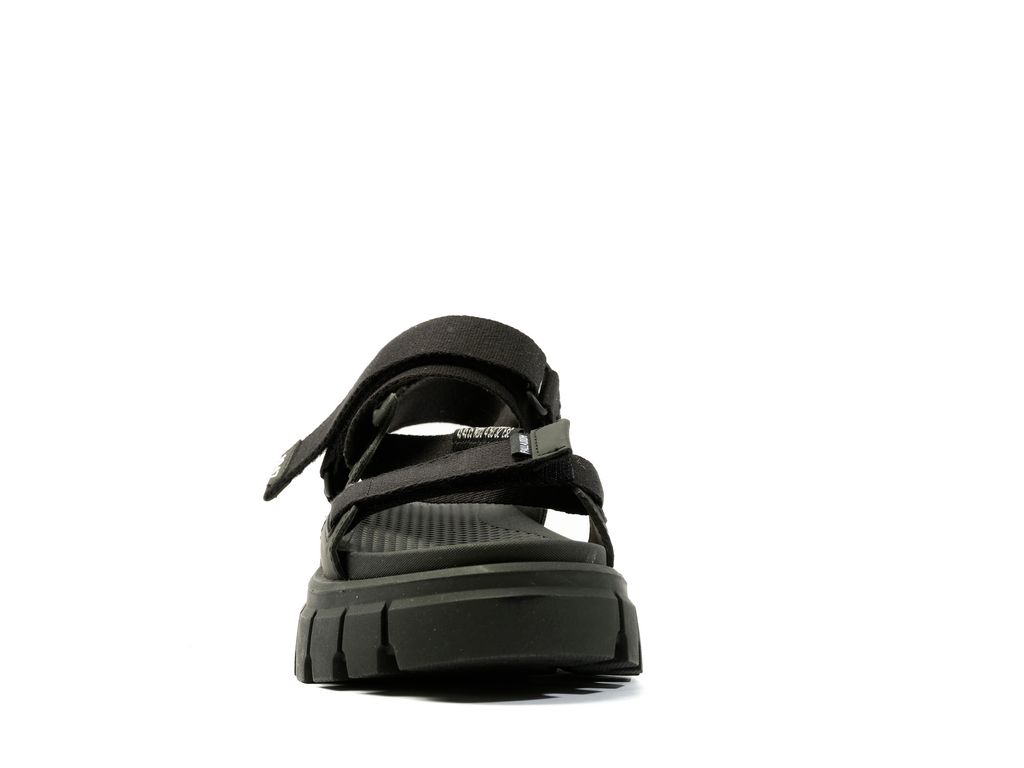 Black Women Palladium Revolt Sandal Mono Sandals | RJHPDY-923