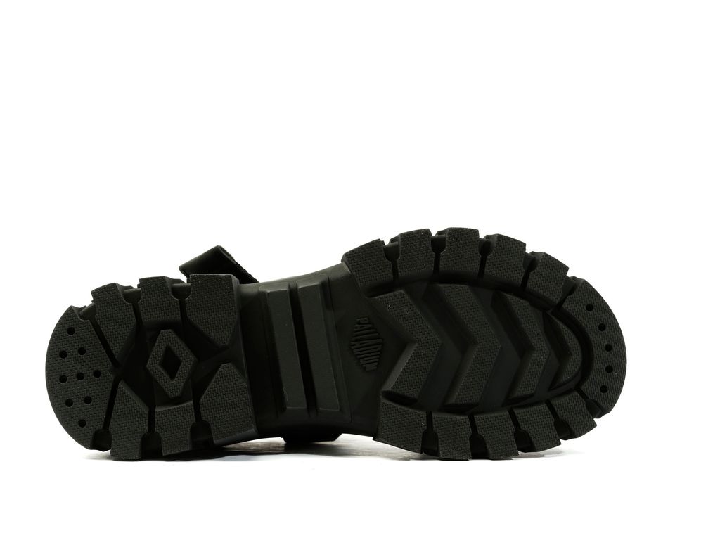 Black Women Palladium Revolt Sandal Mono Sandals | RJHPDY-923