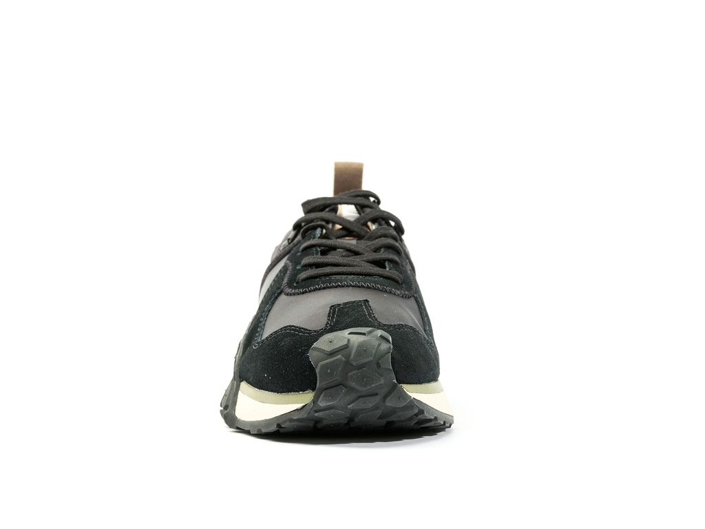 Black / Black Kids' Palladium Troop Runner Sneakers | TYQNHJ-401