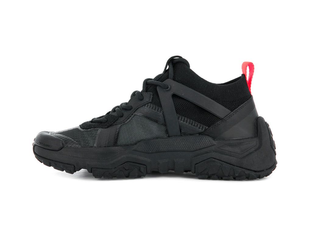 Black / Black Men Palladium Off-grid Lo Adventure Sneakers | LIPZHE-128