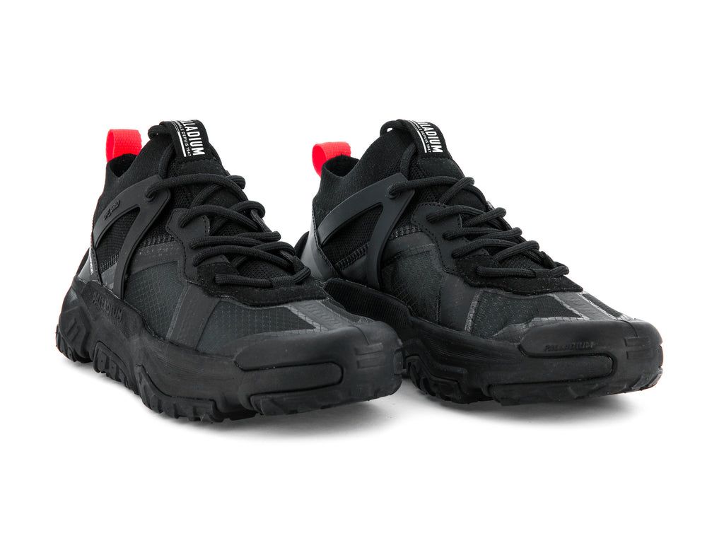 Black / Black Men Palladium Off-grid Lo Adventure Sneakers | LIPZHE-128