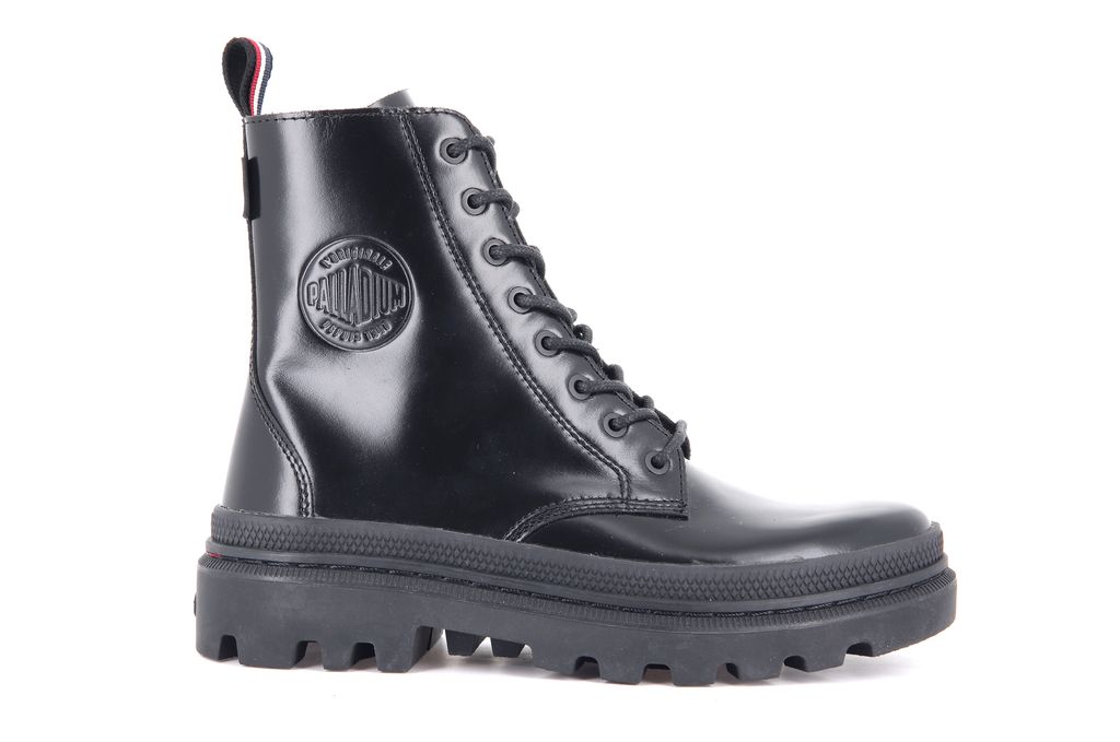 Black / Black Men Palladium Pallatrooper Off-1 Boots | PGLQKF-475