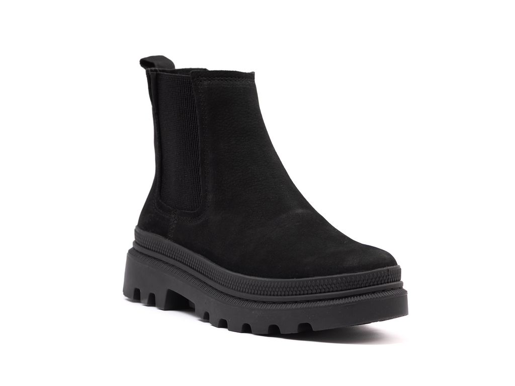 Black / Black Men Palladium Pallatrooper Chelsea Boots | OSEXQZ-453