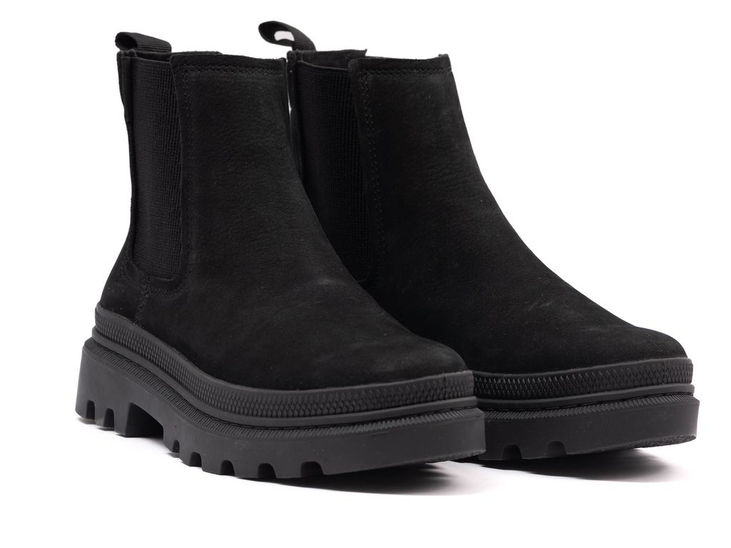 Black / Black Men Palladium Pallatrooper Chelsea Boots | OSEXQZ-453