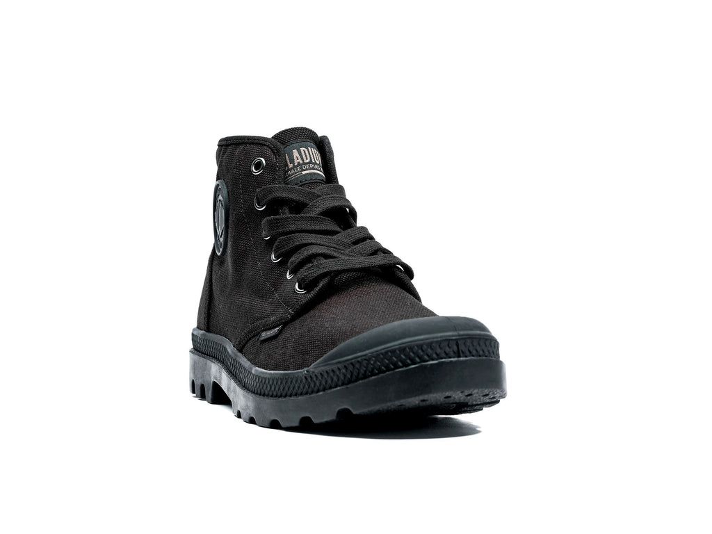 Black / Black Men Palladium Pampa Hi Boots | SDKJGM-012