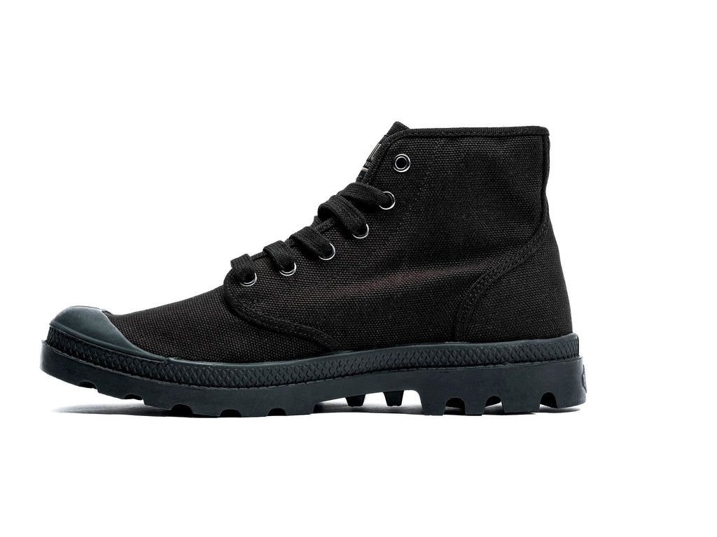 Black / Black Men Palladium Pampa Hi Boots | SDKJGM-012