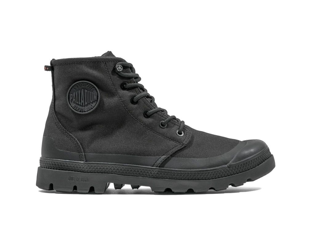 Black / Black Men Palladium Pampa Rcyl Lt+wp+zip Boots | NZVCBJ-183