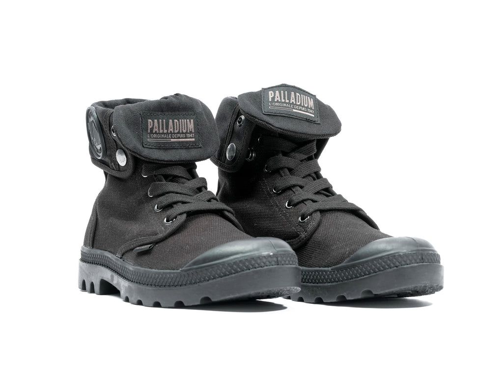 Black / Black Women Palladium Baggy Boots | VZFSJP-957