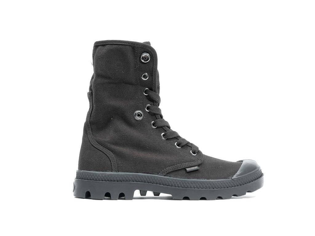 Black / Black Women Palladium Baggy Boots | VZFSJP-957