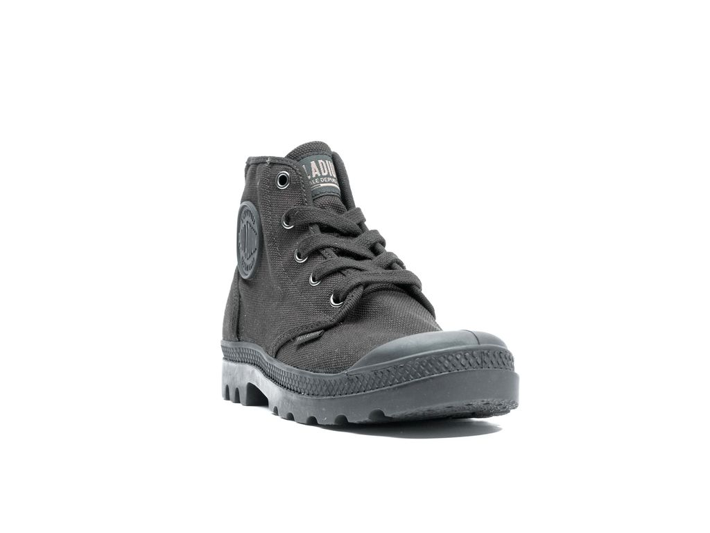 Black / Black Women Palladium Pampa Hi Boots | ZJKQTC-249