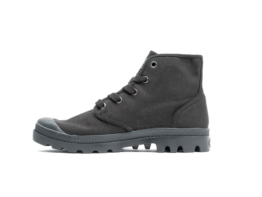 Black / Black Women Palladium Pampa Hi Boots | ZJKQTC-249