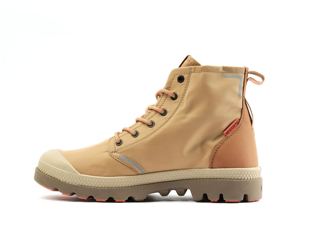 Caramel/Cinammon Men Palladium Pampa Lite+ Recycle Wp+ Boots | YALMKR-891