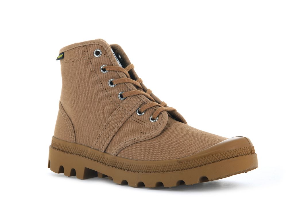 Cinnamon Men Palladium Pallabrousse Boots | VOJSUG-924