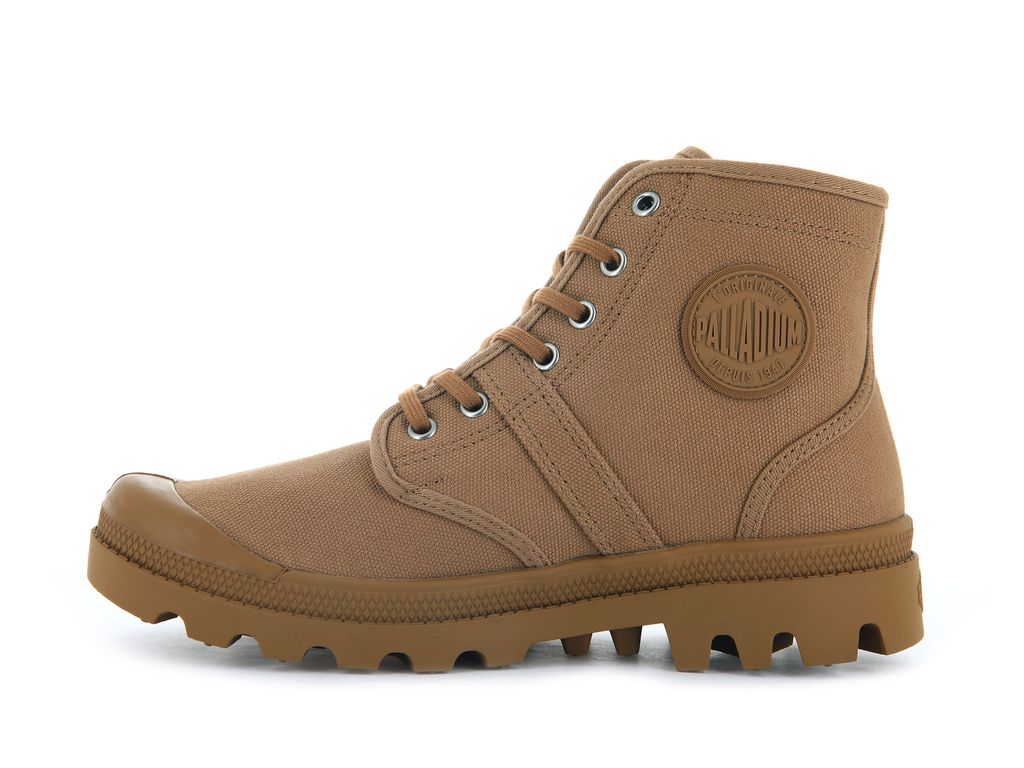 Cinnamon Men Palladium Pallabrousse Boots | VOJSUG-924