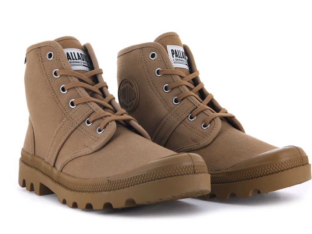 Cinnamon Men Palladium Pallabrousse Boots | VOJSUG-924