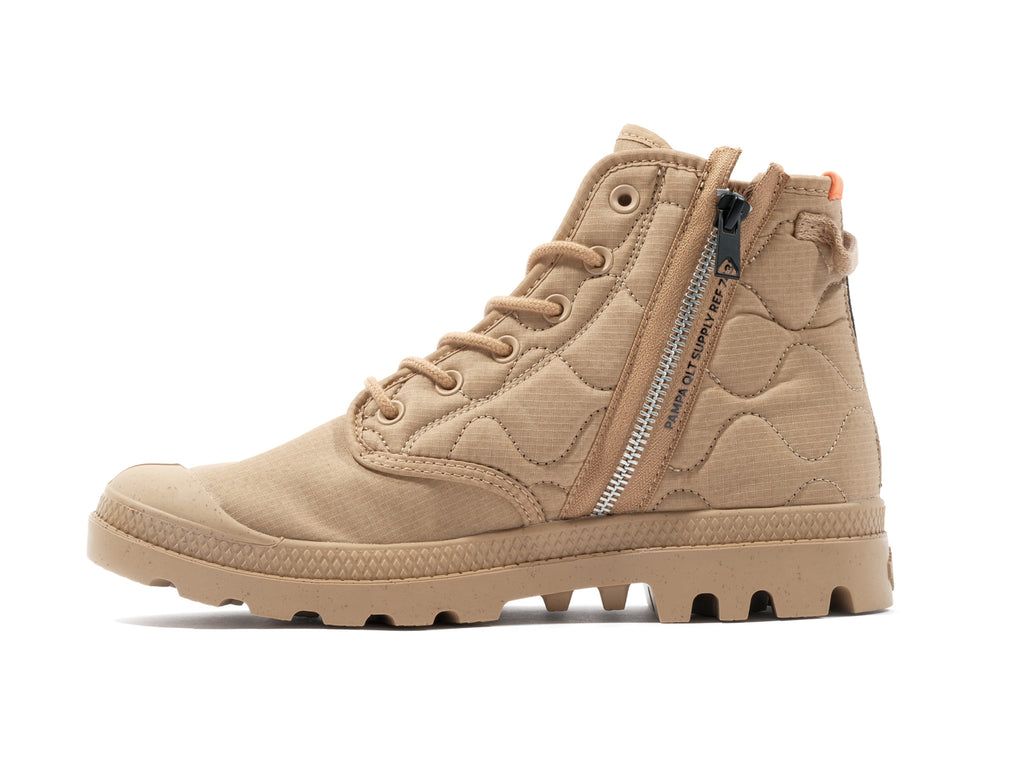 Desert Men Palladium Pampa Re-quilted Boots | CAXRLU-653