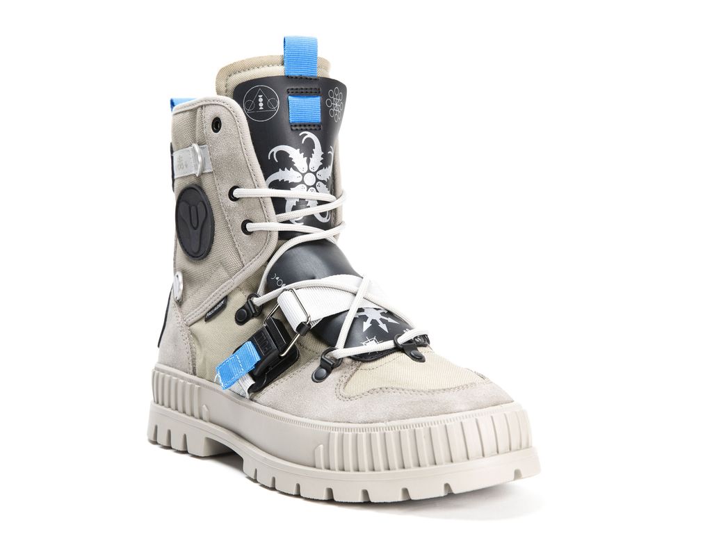 Dune Kids' Palladium Pallashock X Destiny Boots | UFGVNW-259