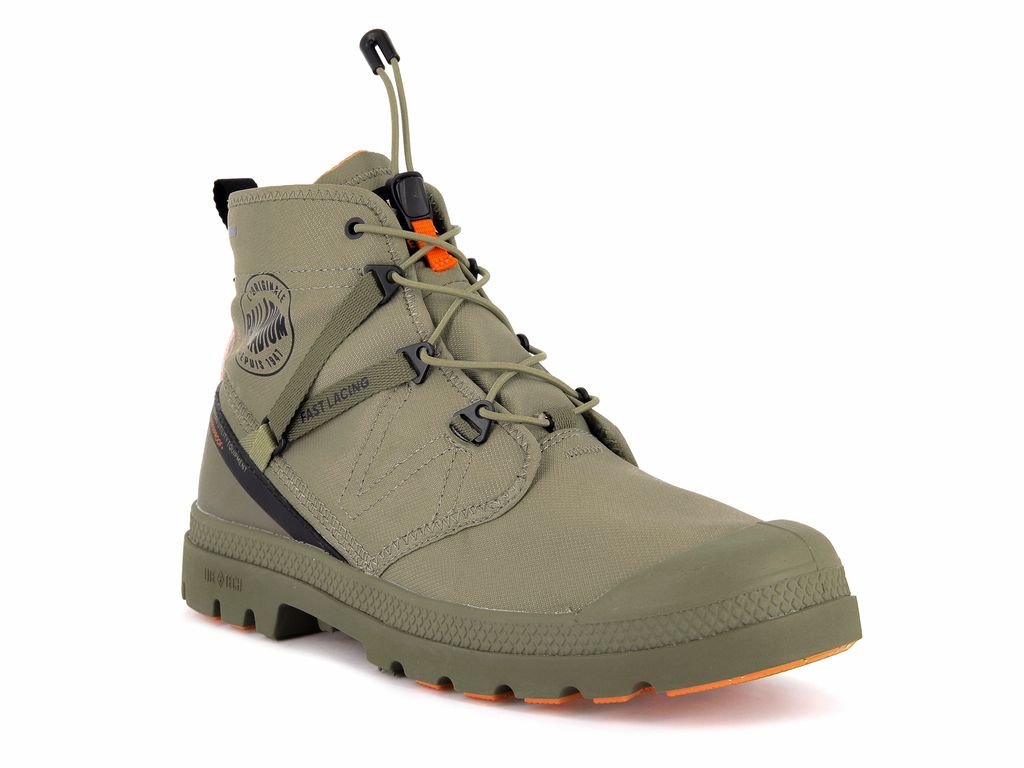 Dune Men Palladium Pampa Travel Lite+ Waterproof Boots | YTLGBF-079